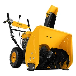 Бензиновая снегоуборочная машина SBM 610, 212 cc, ручной старт, фара Denzel
