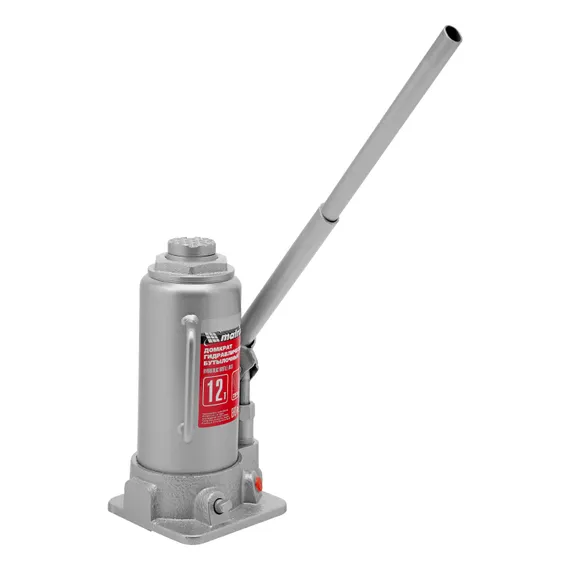 Домкрат гидравлический бутылочный, 12 т, высота подъема 230-465 мм Matrix