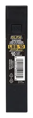 OLFA 18 мм, 10 шт, в платсиковом кейсе, черные сегментированные лезвия, EXCEL BLACK (OL-LBB-10)