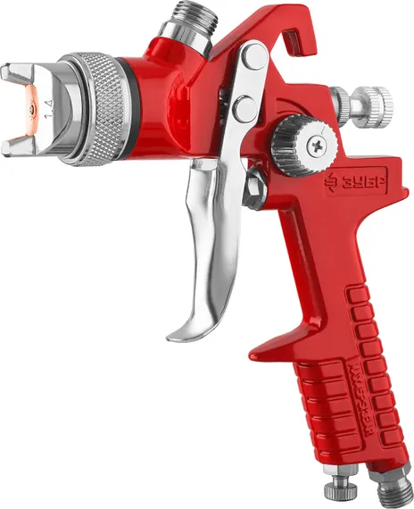 ЗУБР МХ 250, HVLP 1.4 мм, Пневматический краскопульт с верхним бачком (06563-1.4)