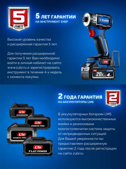 УШМ (болгарка) бесщеточная ЗУБР 20 В, d125 мм, без АКБ (LMS) и ЗУ Профессионал (AB-125-1000)