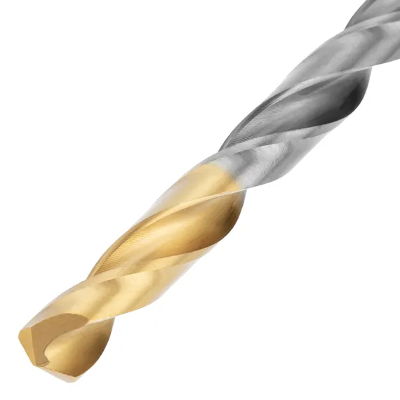 Набор сверл по металлу, 2-8мм, Р6М5К8-TiN, Golden Tip, 6 шт Denzel