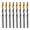 Сверло по металлу, 7,5 мм, HSS-Tin, Golden Tip, 8 шт. Denzel