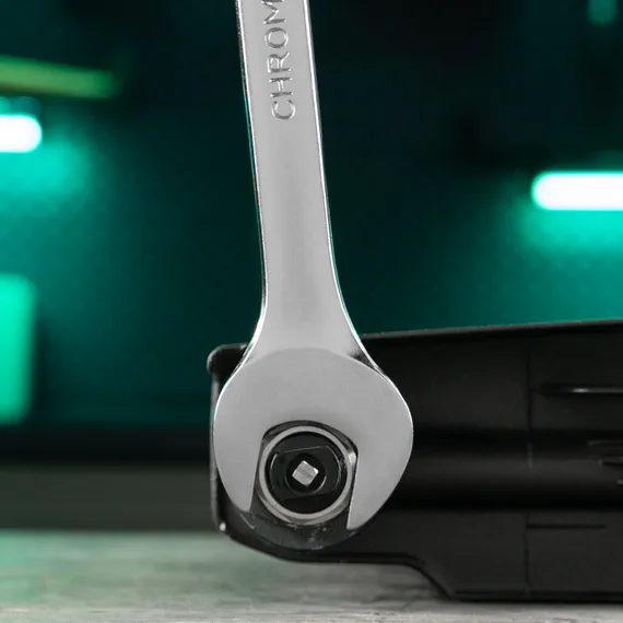 Ключ комбинированный, 25 мм, CrV, матовый хром Stels