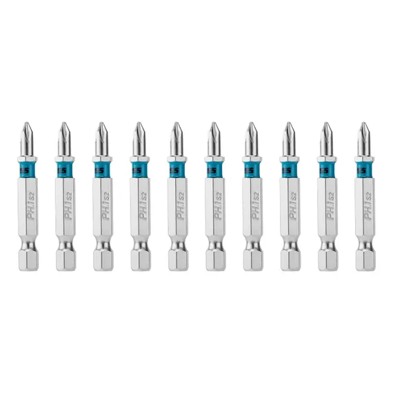 Бита PH1х50мм, сталь S2, шестигр., 10 шт. Gross