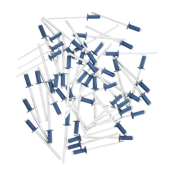 Заклепки 3.2 х 8 мм RAL 5005, синий, 50 шт Matrix