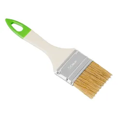 Кисть флейцевая, 50*8, натуральная щетина, пластиковая ручка, 10шт Сибртех