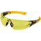 Очки защитные открытые, поликарбонатные, желтая линза, 2х комп.дужки Denzel