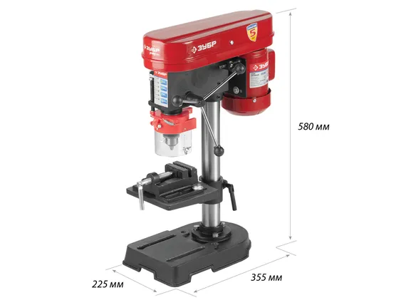 ЗУБР 350 Вт, 13 мм, вертикально - сверлильный станок (ЗСС-350)