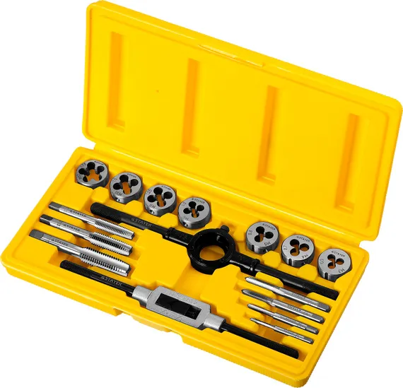 STAYER MaXCut, 16 предмета, набор метчиков и плашек (28010-H16)