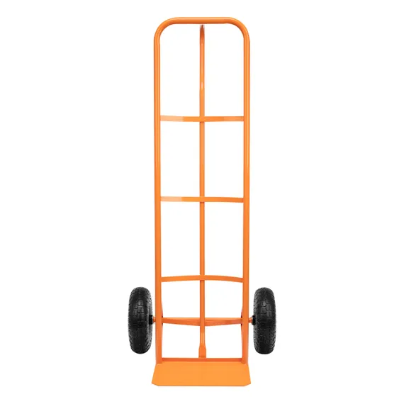 Тележка ручная двухколесная НТ1805, грузоподъемность 150 кг, пневматические колеса D 260 мм, платформа 350 х 235 мм Сибртех