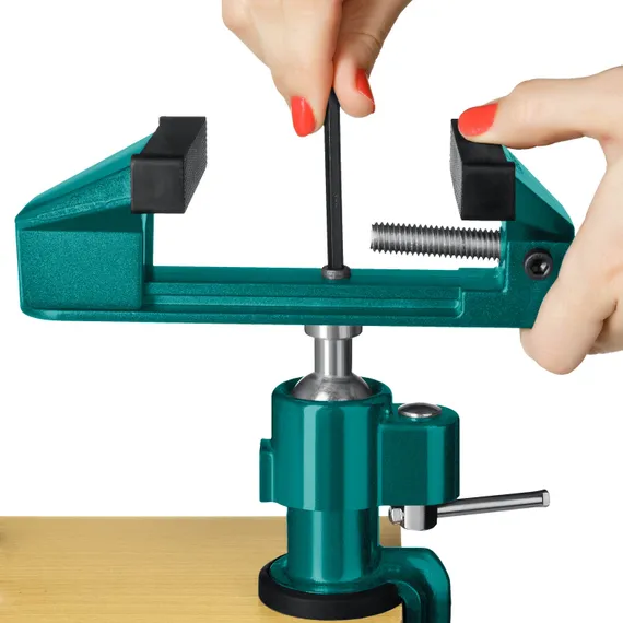 KRAFTOOL Precision, 75 мм, шарнирно-поворотные тиски (32711-75)