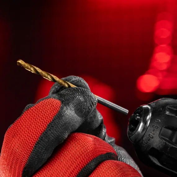 Сверло по металлу, 3.2 мм, HSS, нитридтитановое покрытие, цилиндрический хвостовик Matrix