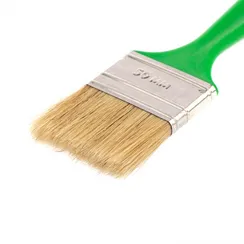 Кисть флейцевая "Эксперт", 50 x 8, натуральная щетина, пластиковая ручка Сибртех