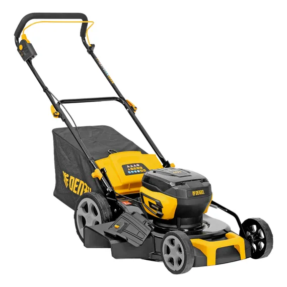 Газонокосилка аккумуляторная бесщет. DLM-460, 460 мм, травосб. 65 л., Li-Ion, 40 В Denzel