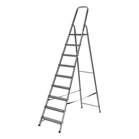 Стремянка, 9 ступеней, алюминиевая, Сибртех