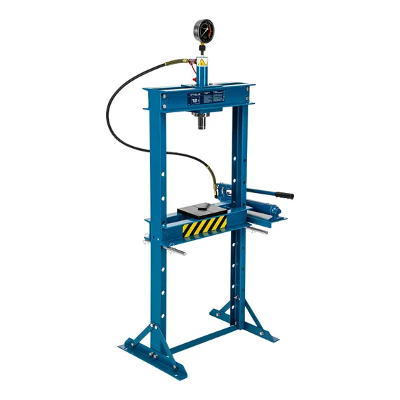 Пресс гидравлический с манометром, 12 т (комплект из 2 частей) Stels