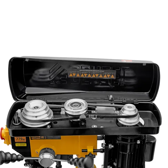 Станок сверлильный DDM-550L, 550 Вт, 16 мм, 12 ск., лазер, настольный Denzel