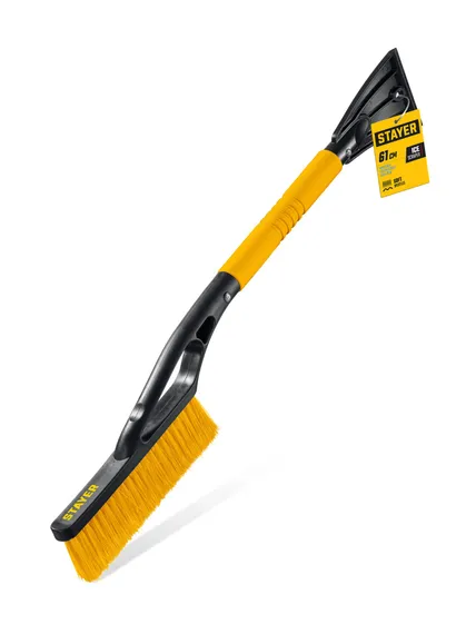 STAYER щётка от снега автомобильная со скребком, 610 мм (61045)