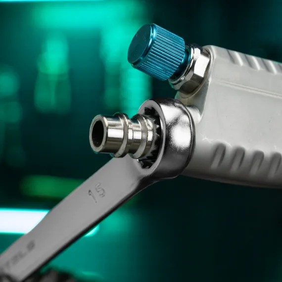 Ключ комбинированный, 15 мм, CrV, матовый хром Stels