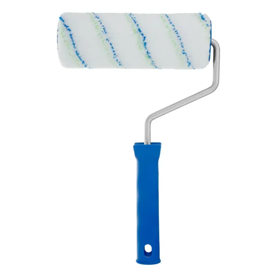 Валик "Водные краски", 180 мм, ворс 12 мм, D 48 мм, D ручки 8 мм, полиэстер Сибртех