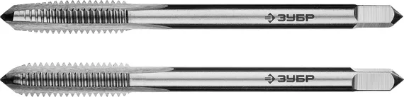 ЗУБР М6 x 1.0 мм, сталь Р6М5, комплект машинно-ручных метчиков, Профессионал (4-28007-06-1.0-H2)