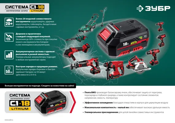 ЗУБР 15 л, без АКБ, аккумуляторный опрыскиватель (ОПЛ-15)