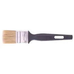 Кисть флейцевая "Стандарт", 35 х 6 мм, натуральная щетина, пластиковая ручка Сибртех