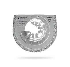 ЗУБР DIAMOND 65x2.2 мм полотно дисковое с алмазным зерном Р40: керамика, мрамор, стекло, кирпич, StarQuick (15584-65)