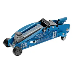 Домкрат гидравлический подкатной с фиксатором, 2,5т SAFETY PIN, 140-385 мм Stels