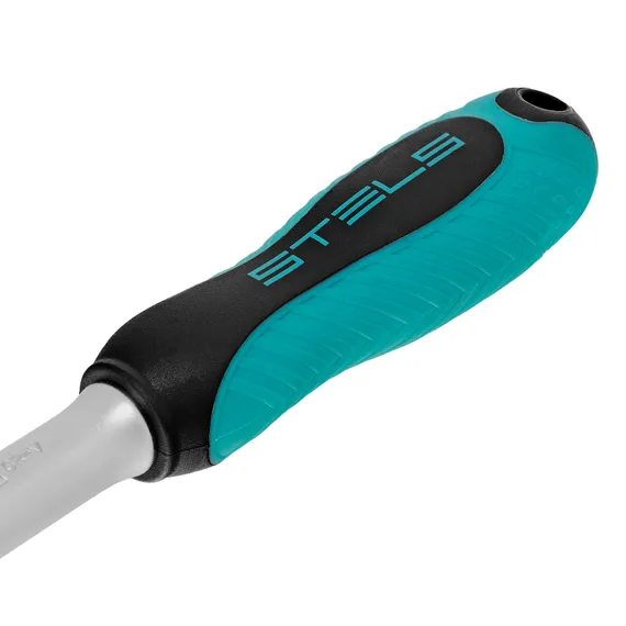 Ключ-трещотка 1/2", CrV, 72 зуба, с быстрым сбросом, матовый хром Stels