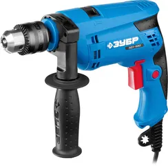 Дрель ударная, ЗУБР Профессионал ЗДУ-580 ЭРМ2, патрон 13мм, реверс, d: сталь-10 мм/бетон-13 мм/дерево-20 мм, 0-3000 об/мин, 0-48000 уд/мин, 580 Вт