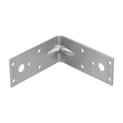 Крепежный уголок усиленный 1.7 мм, KUU 90 x 90 x 40 мм Сибртех