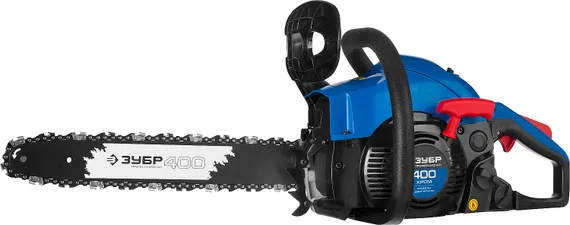 Бензопила цепная бензиновая, ЗУБР 40 см3, 40 см, Профессионал (ПБЦ-400 40П)