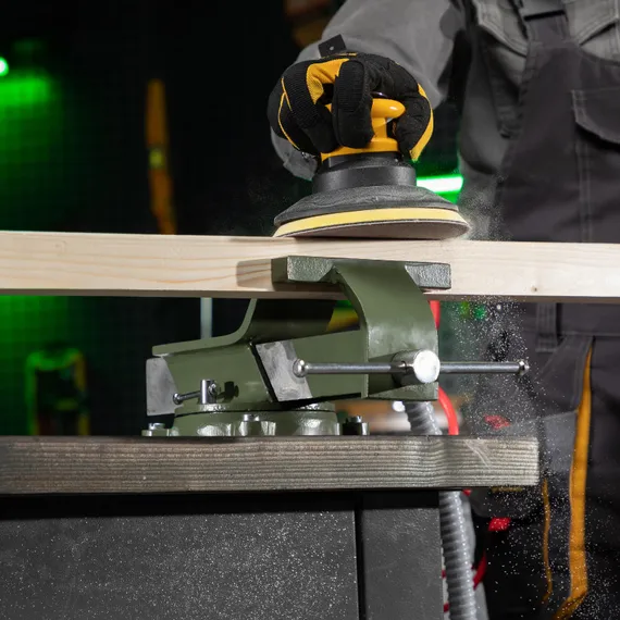 Тиски слесарные, 150 мм, стальные, поворотные Сибртех