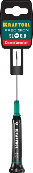 KRAFTOOL Precision SL0.8, отвертка для точных работ (25681-0.8)