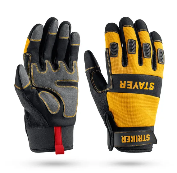 STAYER STRIKER р.XL (10), комбинированные перчатки для тяжелых механических работ (11410-XL)