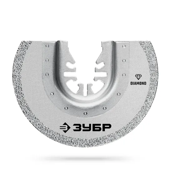 ЗУБР DIAMOND 85x2.0 мм полотно пильное с алмазным зерном Р50: керамика, бетон, кирпич, UniLock (15554-85)