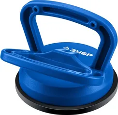 ЗУБР 40 кг, пластмассовый, одинарный, стеклодомкрат на присоске, Профессионал (3372-1)