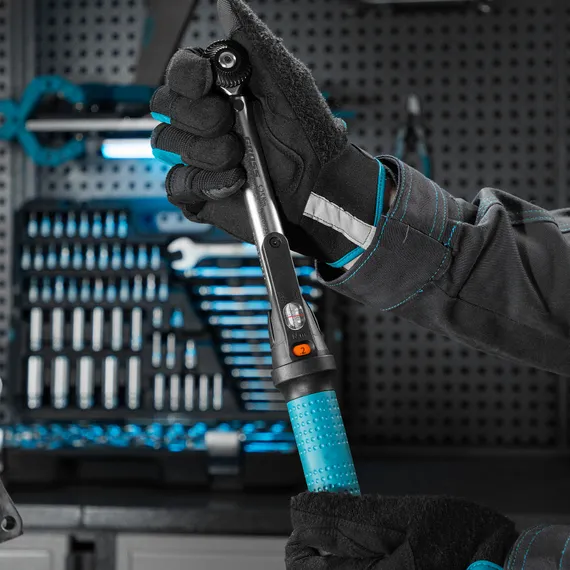 Ключ динамометрический, 5-25 Нм, 1/4", CrV  Gross