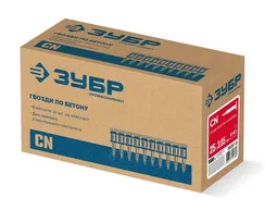 ЗУБР CN усиленные 25 х 3.05 мм, гвозди по бетону оцинкованные, 1000 шт (305387-25)