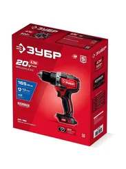 Бесщеточная дрель-шуруповерт,ЗУБР 20 В, 165 Н·м, без АКБ (LMS), (ДБ-165)