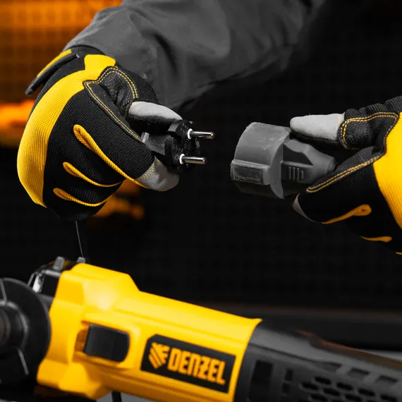 Углошлифовальная машина AGB125-1700, 1700 Вт, 125 мм, 3000-11000 об/мин Denzel