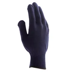 Перчатки трикотажные, акрил, ПВХ гель, "Протектор", синий, оверлок Сибртех