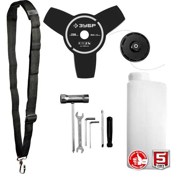 ЗУБР 1 кВт, бензиновый триммер (КРБ-1000)