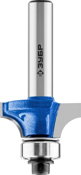 ЗУБР 25.4 x 11 мм, радиус 6.3 мм, фреза кромочная калевочная №1, Профессионал (28701-25.4)