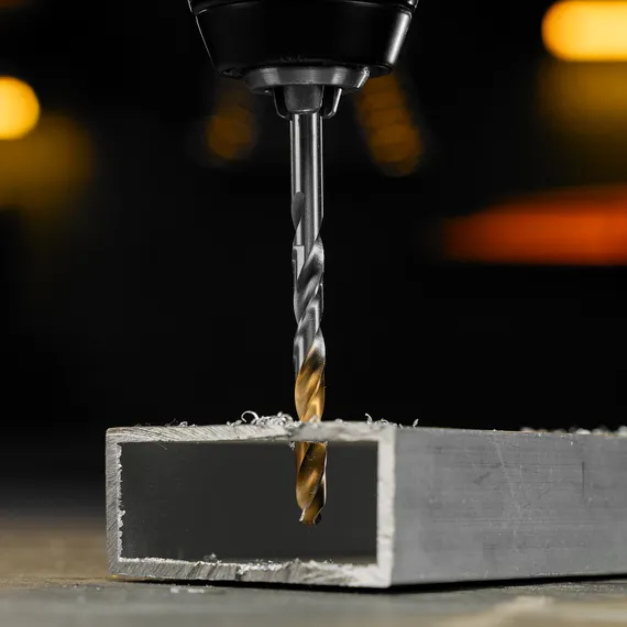 Сверло спиральное по металлу 5,5 x 93 мм, Р6М5, Golden Tip  Denzel