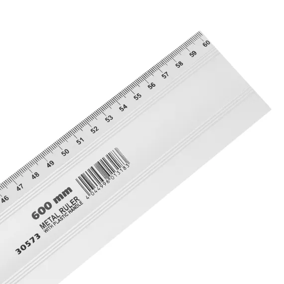 Линейка-уровень, 600 мм, металлическая, пластмассовая ручка 2 глазка Matrix