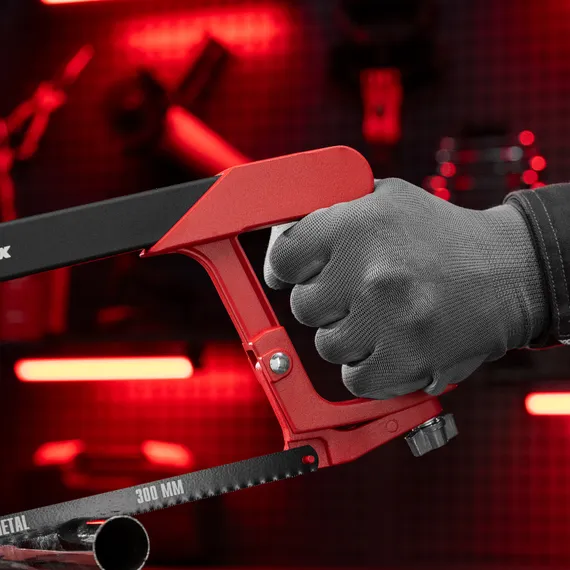 Ножовка по металлу, 300 мм, биметаллическое полотно, обрезиненная рукоятка Matrix