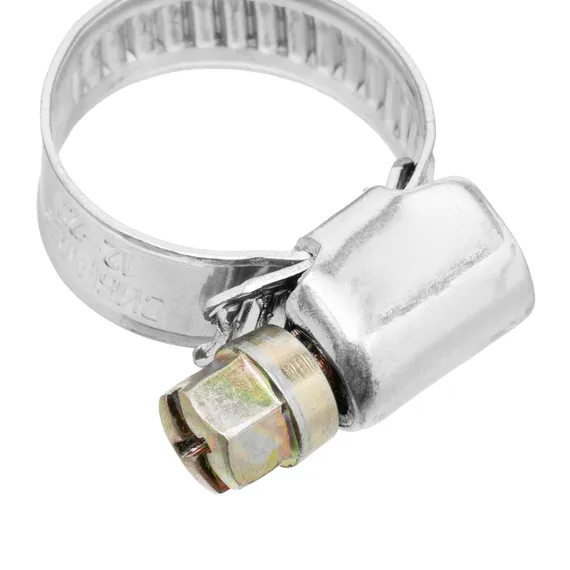 Хомуты металлические, Стандартное болтовое крепление 12-20 мм, 100 штук в упаковке, ширина 9 мм Сибртех